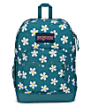 Jansport Cross Town Plus Backpack With 15" Laptop Pocket, 100% Recycled, Precious Petals Floral