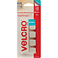 VELCRO® Removable Mounting Tape - 0.75" Length x 0.75" Width - 80 / Pack - White
