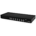 StarTech.com 8 Port 1U Rackmount USB KVM Switch with OSD - Control up to 8 VGA and USB computers from a single keyboard, mouse and monitor 1 thumbnail image