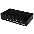 StarTech.com 4 Port 1U Rackmount USB KVM Switch with OSD - Control up to 4 VGA and USB computers from a single keyboard, mouse and monitor 1 thumbnail image