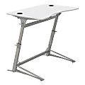 Safco® Verve™ Standing Desk With 2 Cup Holders, White