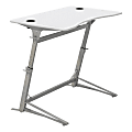 Safco® Verve™ Standing Desk With 2 Cup Holders, White 1 thumbnail image