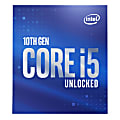 Intel Core i5 (10th Gen) i5-10600K Hexa-core (6 Core) 4.10 GHz Processor - Retail Pack - 12 MB L3 Cache - 64-bit Processing - 4.80 GHz Overclocking Speed - 14 nm - Socket LGA-1200 - Intel UHD Graphics 630 - 125 W - 12 Threads