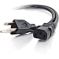 C2G 6ft Power Cord - 18 AWG - NEMA 5-15P to IEC320C13 - Computer Power - Replacement power cord for PC, Monitor, Printer, Scanner, etc.