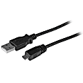 StarTech.com 1ft Micro USB Cable - Charge or sync micro USB mobile devices from a standard USB port on your desktop or mobile computer - UUSBHAUB1 1 thumbnail image