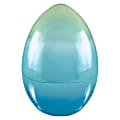 Amscan Jumbo Easter Eggs, 9-1/2"H x 6-1/2"W x 6-1/2"D, Blue, Pack Of 2 Eggs