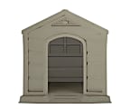 Inval® RIMAX Dog House, Large Breed, Taupe/Red 1 thumbnail image