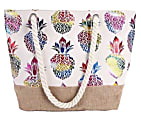 Dorado Canvas Tote Bag, 15-1/2"H x 20-1/4"W x 5"D, White 1 thumbnail image