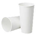 SKILCRAFT® Disposable Paper Cups, 21 Oz, White, Case Of 1,000 (AbilityOne 7350-01-645-7875)