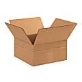 Partners Brand Multi-Depth Corrugated Boxes, 12" x 12" x 6", Scored 4", Kraft, Pack Of 25