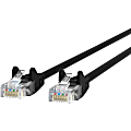 Belkin Cat5e Network Cable - RJ-45 Male Network - RJ-45 Male Network - 30ft - Black 1 thumbnail image