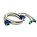Avocent KVM Cable - 6ft - Blue, White, Turquoise 1 thumbnail image