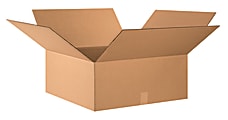 Partners Brand Corrugated Boxes, 24" x 24" x 10", Kraft, Pack Of 10