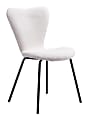 Zuo Modern Thibideaux Dining Chairs, White, Set Of 2 Chairs