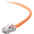 Belkin Cat5e Crossover Cable - RJ-45 Male Network - RJ-45 Male Network - 7ft - Orange