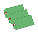 Avery® Colored Shipping Tags - 4.75" Length x 2.37" Width - Rectangular - 1000 / Box - Green 1 thumbnail image