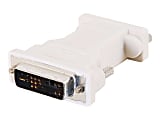 C2G DVI to VGA Video Adapter - DVI Adapter - DVI to HD15 - M/F - 1 x DVI-A Male Video - 1 x HD-15 Female VGA 1 thumbnail image