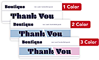 Custom 1, 2 Or 3 Color Printed Labels/Stickers, Rectangle, 1-3/4" x 5", Box Of 250 1 thumbnail image