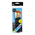 Brea Reese Angle 5-Paintbrush Set, Black