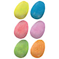 Amscan Easter Large Glitter Eggs, 3"H x 2"W x 2"D, Multicolor, 6 Eggs Per Pack, Set Of 5 Packs