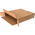 Partners Brand Side Loading Corrugated Cartons, 24" x 5" x 24", Kraft, Pack Of 25