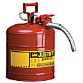 Type II AccuFlow Safety Cans, Flammables, 1 gal, Red 1 thumbnail image