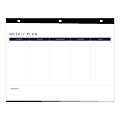 Blueline® 52-Week Desk Pad Calendar, 11" x 8-1/2", Undated