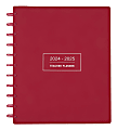 2024-2025 TUL® Discbound Monthly Teacher Planner, Letter Size, Red, July To June, ODUS2336-001