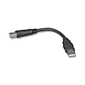 Belkin® Pro Series USB 2.0 A/B Device Cable, 6”, Black