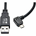 Tripp Lite Dedicated Reversible USB Charging Cable (Reversible A to Right-Angle 5-Pin Micro B) Black 3 ft. (0.91 m) -  - UR05C003RB 1 thumbnail image