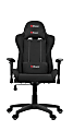 Arozzi Forte Ergonomic Fabric High-Back Gaming Chair, Black