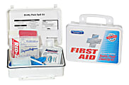 PhysiciansCare® Emergency First Aid Personal Protection And Bodily Fluid Spill Kit, White, 13 Pieces