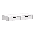 Bush Furniture Key West Desktop Organizer With Drawers, Pure White Oak, Standard Delivery 1 thumbnail image