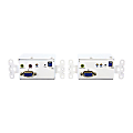 StarTech.com VGA Wall Plate Video Extender over Cat5 with Audio