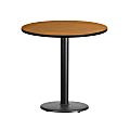 Flash Furniture Round Hospitality Table, 31-3/16"H x 30"W x 30"D, Natural
