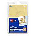 Avery® Printable Notary Seal Labels For Inkjet Printers, 5868, Burst, 2" Diameter, Gold, Pack Of 44 Certificate Seals