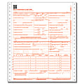 ComplyRight™ CMS-1500 Healthcare Billing Forms, 3-Part, 9 1/2" x 11", White/Canary/Pink, Pack Of 1,000