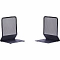 Lorell® Mesh Bookends, Black, Set Of 2 1 thumbnail image