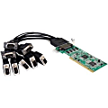 StarTech.com 8 Port Low Profile RS232 PCI Serial Card with 16950 UART 1 thumbnail image