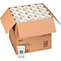Starbucks We Proudly Serve 12 oz Hot Cups  12 fl oz  White, Green  Coffee, Hot Drink, Tea, Hot Chocolate, Cappuccino  1000 / Carton 1 thumbnail image