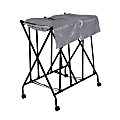 Honey Can Do Double Bounce Back Hamper, 33-1/2” x 20-1/2”, Black/Gray 1 thumbnail image