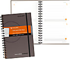 AT-A-GLANCE® Undated Planning Notebook, 6" x 9", 2 Days Per Page, Gray (80-6203-30)