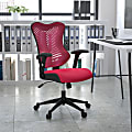 Flash Furniture Mesh High-Back Executive Office Chair, Burgundy/Black