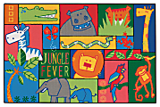 Carpets for Kids® KID$Value Rugs™ Jungle Fever Rug, 3' x 4 1/2' , Multicolor