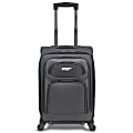 Kenneth Cole Reaction Expandable Rolling Carry-On Upright, 20" x 13 1/2" x 10 1/4", Gray