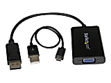 StarTech.com DisplayPort to VGA Adapter with Audio - 1920x1200 - DP to VGA Converter  - DP2VGAA 1 thumbnail image