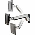 Ergotron Mounting Arm for Flat Panel Display - Polished Aluminum, Black - 30" to 55" Screen Support - 45296026 1 thumbnail image