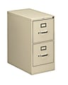 HON® 510 25"D Vertical 2-Drawer File Cabinet, Putty 1 thumbnail image