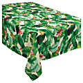 Amscan Fabric Table Cover, 60" x 104", Tropical Jungle