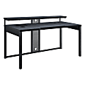 Office Star™ Adaptor 63"W Gaming Computer Desk, Black
